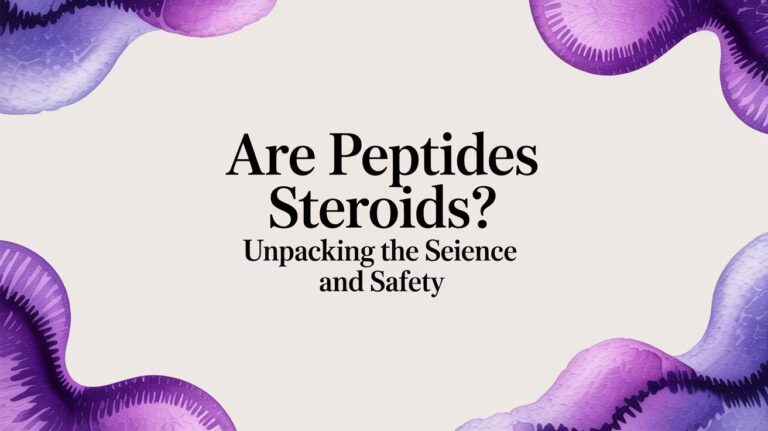 Are Peptides Steroids? Unpacking the Science and Safety
