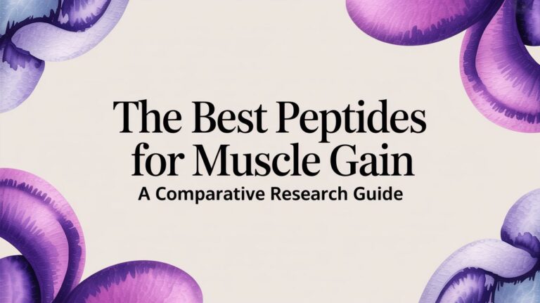 The Best Peptides for Muscle Gain A Comparative Research Guide
