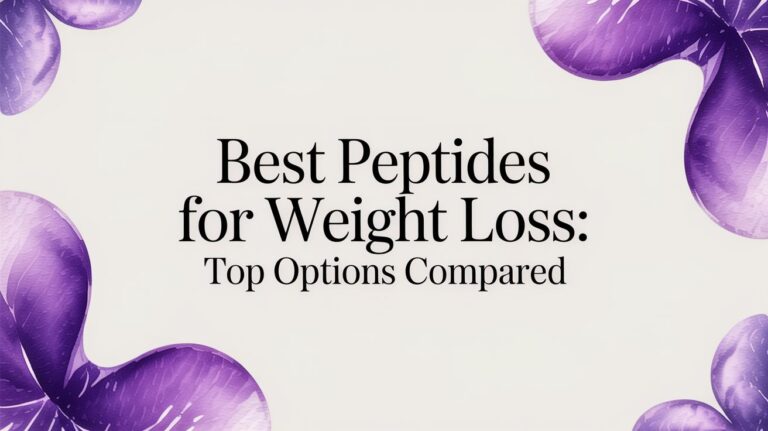 Best peptides for weight loss: Top options compared