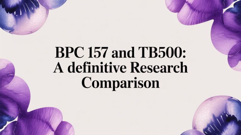 BPC 157 and TB500 A Definitive Research Comparison