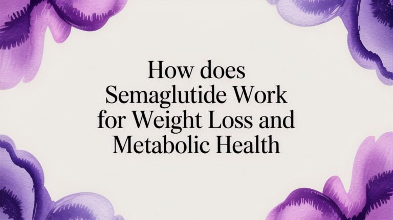 How Does Semaglutide Work for Weight Loss and Metabolic Health