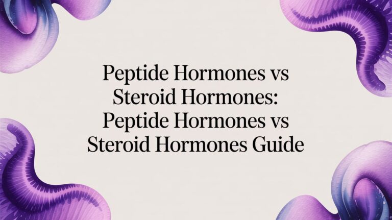 Peptide Hormones vs Steroid Hormones: peptide hormones vs steroid hormones guide