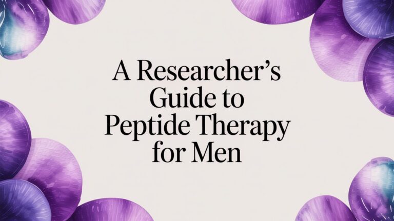 A Researcher’s Guide to Peptide Therapy for Men