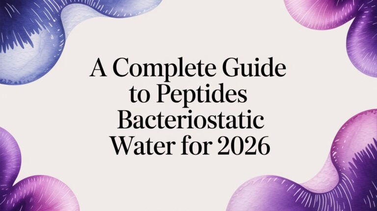 A Complete Guide to Peptides Bacteriostatic Water for 2026