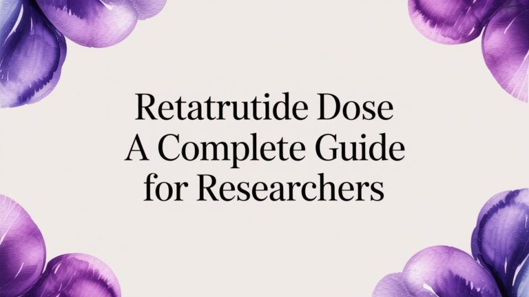 Retatrutide Dose A Complete Guide for Researchers