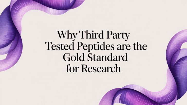 Why Third Party Tested Peptides Are the Gold Standard for Research