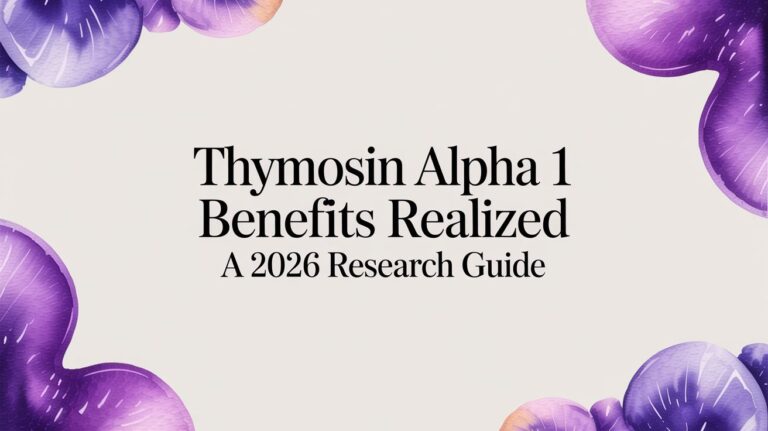 Thymosin Alpha 1 Benefits Realized A 2026 Research Guide