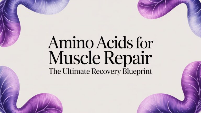 Amino Acids for Muscle Repair The Ultimate Recovery Blueprint