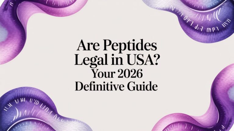 Are Peptides Legal in USA? Your 2026 Definitive Guide