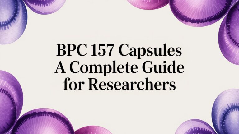 BPC 157 Capsules A Complete Guide for Researchers