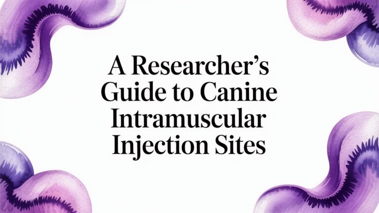 A Researcher’s Guide to Canine Intramuscular Injection Sites