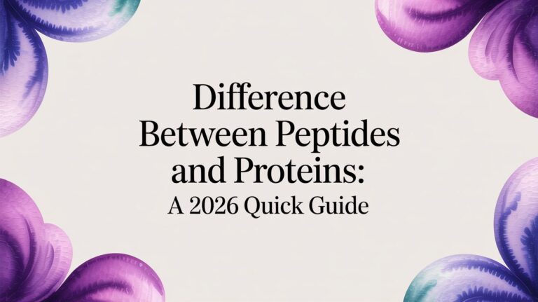 Difference between peptides and proteins: A 2026 Quick Guide