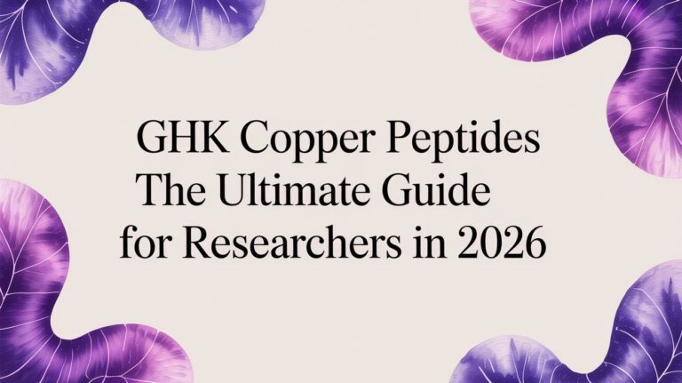 GHK Copper Peptides The Ultimate Guide for Researchers in 2026