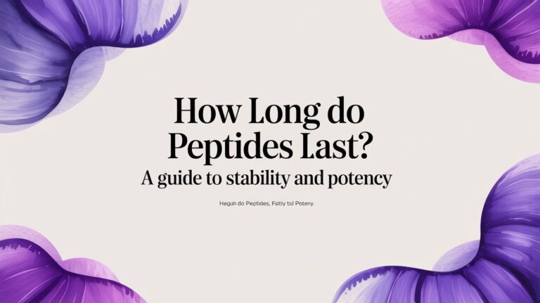 How Long Do Peptides Last? A Guide to Stability and Potency