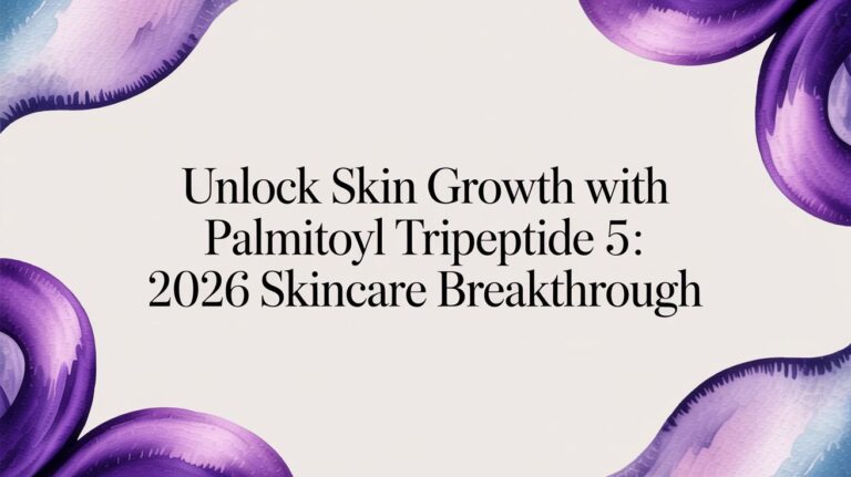 Unlock Skin Growth with palmitoyl tripeptide 5: 2026 Skincare Breakthrough