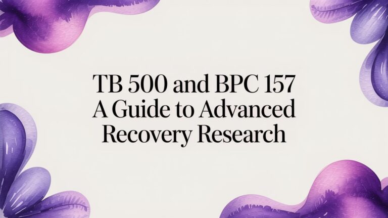 TB 500 and BPC 157 A Guide to Advanced Recovery Research