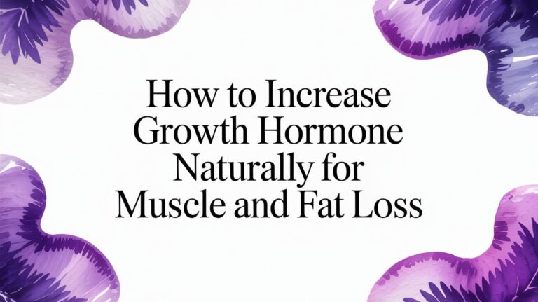 How to Increase Growth Hormone Naturally for Muscle and Fat Loss