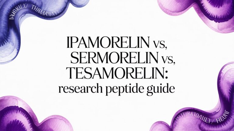 Ipamorelin vs Sermorelin vs Tesamorelin: Research Peptide Guide